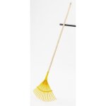 R�teau � gazon - non sp�cifi� - 120 cm - jaune - acier - bois