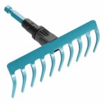 Râteau de jardin combisystem® gardena - acier robuste - 18, 5 cm - 10 dents - garantie 25 ans Râteau de jardin combisystem® gardena - acier robuste - 18, 5 cm - 10 dents - garantie 25 ans