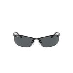 Lunette de soleil - ray - ban - rb3183p - rectangulaire - noir - 63 mm