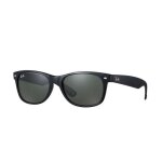Lunettes de soleil ray - ban new wayfarer classic - noir - vert verres rb2132 901 52 - 18
