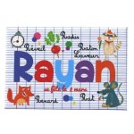 Rayan - magnet aimant prnom