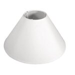 Abat jour conique - rayher hobby - 2303102 - 30cm - tissu - blanc Abat jour conique - rayher hobby - 2303102 - 30cm - tissu - blanc