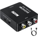 Rca vers hdmi adaptateur mini av rca cvbs vers hdmi vid�o audio adaptateur 3rca composite av vers hdmi ...