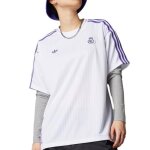 Real madrid maillot lifestyle blanc / violet homme adidas icon