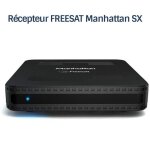Rcepteur dcodeur satellite hd - manhattan - sx - 200 chanes - 13 chanes hd - sans abonnement