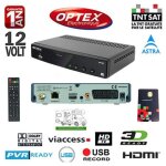 Rcepteur numrique tntsat hd - optex - ors9989 - hd - 12 volts - hdmi - usb2. 0 - rj45