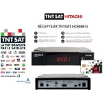 Rcepteur tntsat - hitachi - hdb981e - pvr ready - mise  jour usb - carte tntsat incluse