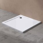 Receveur de douche 70x70 bac � douche doporro faro01 acrylique plat blanc carr�e 70x70x4cm