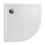 Allia receveur prima c�ramique d angle 90x90 ultra - plat � poser � encastrer avec traitement antigliss ...