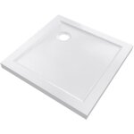 Receveur de douche a poser extra plat en acrylique blanc carre 70x70 cm bac de douche Receveur de douche a poser extra plat en acrylique blanc carre 70x70 cm bac de douche