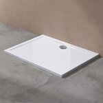 Receveur de douche bac � douche doporro lucia04ar acrylique anti - glisse blanc plat rectangulaire 75x100x4cm ...