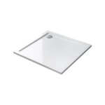Mai & mai receveur de douche 75x75x4cm bac � douche en acrylique blanc carr� extra plat f1