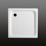 Receveur de douche en cramique carr 80x80 cm antidrapant topazio