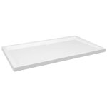Receveur de douche extra plat - abs - rectangulaire - blanc - 70 cm