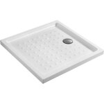 Receveur o. novo extra plat - carr - dimensions : 100 x 100 cm - couleur : blanc