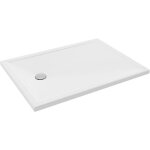 Receveur de douche extra - plat - jacob delafon - gaspard - 120x90cm - cramique - bonde  gauche - blanc ...