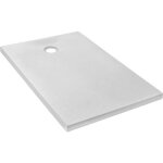Receveur de douche extra - plat jacob delafon ipso 120x90 cm - blanc mat texture pierre