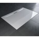 Receveur de douche flight pure - jacob delafon - 140x90 cm - blanc brillant - béton de synthèse - ultra ... Receveur de douche flight pure - jacob delafon - 140x90 cm - blanc brillant - béton de synthèse - ultra ...