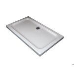 Receveur de douche rectangulaire surbaiss� en abs avec bonde inclus h. 5 cm - 80 x 140