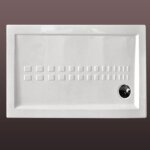 Receveur de douche traditionnel 120x80 extra plat en céramique linea Receveur de douche traditionnel 120x80 extra plat en céramique linea