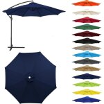 Rechange toile de parasol de jardin (3. 0m) pour 6 bras dessus de remplacement housse pour terrasse toile ...