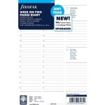 Recharge dagenda - filofax - a5 - semainier vertical - multilingue - couverture souple Recharge dagenda - filofax - a5 - semainier vertical - multilingue - couverture souple