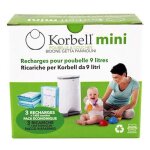 Korbell mini pack de 3 recharges 9l