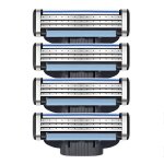 Recharges de lames de rasoir lames de rasoir pour hommes recharges de lames de rasoir turbo(4 pices) ...