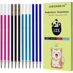 Recharges compatibles avec legami [3 bleu + 3 noir + 3 rose + 3 bleu turquoise] pointe 07 mm hauteur ...