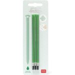 Recharge legami pour stylo gel effaable - pack de 3 - encre verte - carte blister
