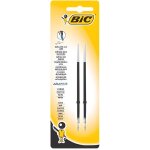 Recharge stylo - bic - atlantis - noir - blister de 2 - pointe moyenne
