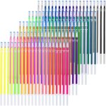 Recharges de stylo gel color� paquet de 100 recharges de stylo color� 4 couleurs recharges dencre pour ...