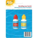 Recharge testeur eau piscine - bsi - testeur ph & chlore - recharge kit - analyse eau piscine & spa - ...