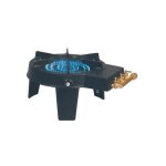 Rechaud - 9200w - butane / propane - 3 robinets en laiton - dimensions 41x32x19 cm