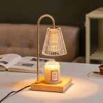 R�chaud � bougie �lectrique lampe avec minuterie et variateur pour ambiance chauffe - plat �l�gant et ...