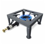 R�chaud � gaz 7500w professionnel charge 200kg tout fonte 4 pieds renforc�s - r�chaud pro march� cuisson ...