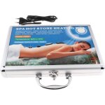 Rchauffeur de pierres chaudes pour massage - botier chauffant en alliage daluminium - portable et durable ...
