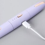 Recourbe - cils chauffant 2 en 1 - dema - rechargeable usb - tondeuse � sourcils int�gr�e - recourbe ...
