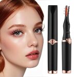 Recourbe - cils chauffant �lectrique 2 en 1 rechargeable 3 temp�ratures chauffage rapide 8s longue tenue ...