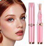 Recourbe - cils chauffant �lectrique 2 en 1 rechargeable 3 temp�ratures chauffage rapide 8s longue tenue ...