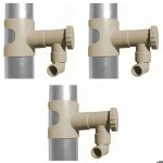 Rcuprateur deau pour gouttire circulaire (lot de 3) sable