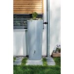 Rcuprateur deau et bac  plantes - graf - stone - 350 l - gris - roche volcanique