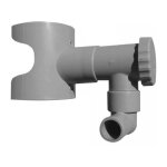 Rcuprateur deau pour gouttire circulaire gris