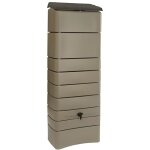 Rcuprateur deau de pluie mural - 300 litres - taupe