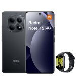 Redmi note 15 8 go + 256 go batterie longue autonomie de 6 000mah noir + redmi watch 5 active noir