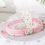 Réducteur de lit bébé cale bébé cocon avec moustiquaire anti - insecte pliant protection pour voyage ... Réducteur de lit bébé cale bébé cocon avec moustiquaire anti - insecte pliant protection pour voyage ...
