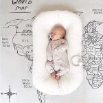 Reducteur lit bebecoussin bblit de nid portable pour bb pour filles garons lit de berceau en coton ...