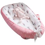 Reducteur de lit bbnid pour nouveau - n nourrisson baby nest pour bb couffin de voyage portablearbre ...