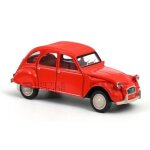 Voiture miniature - citro�n 2cv (1978) - �chelle 1 / 43 - rouge - norev jet car