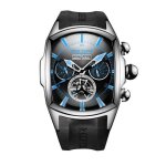 Montre - reef tiger - rga3069 - automatique - cadran noir - bracelet en caoutchouc noir